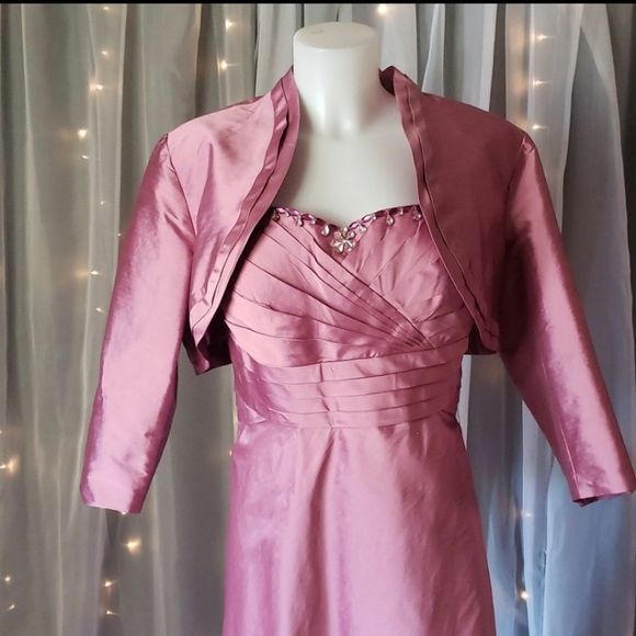 Patra Dresses & Skirts - Patra (2) Piece Jeweled Evening Gown and Matching Mid-Length Jacket